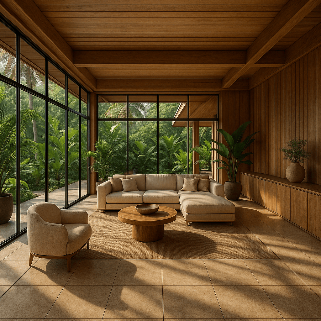 Luxury Costa Rican Living Room